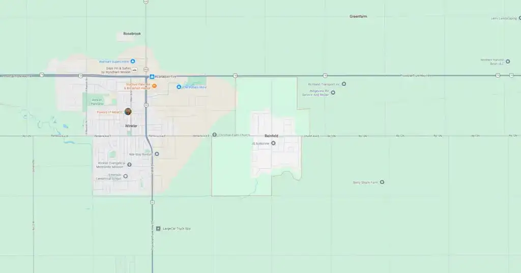 Map of a city with streets, parks, and landmarks, showing detailed geographic layout and infrastructure.